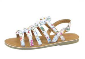 Sk8 by Bopy - Hadia Flower Sandal - White