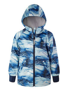 THERM All-Weather Hoodie - Blue Wave | Waterproof Windproof Eco