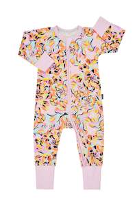 Bonds | Zippy Wondersuit Pink with Flower