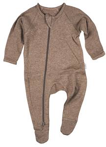 Toshi | Organic Onesie L.S. Dreamtime Cocoa