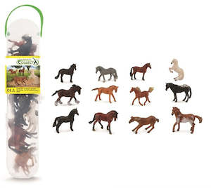 CollectA | Box Of 12 Mini Horses Series 1