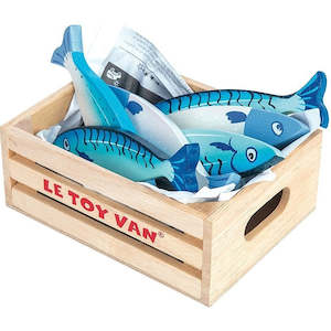 Le Toy Van | Honeybake Market Fresh Fish Crate Set