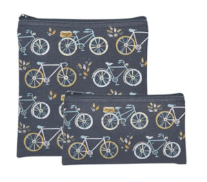 Now - Reusable Snack and Sandwich Bags - Sweet Ride - Set of 2