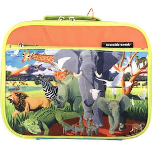 Lunchboxes: Croc Creek - Insulated Lunchbox - Safari