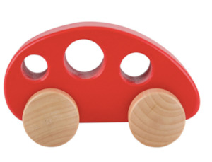 Toddler Toys: Hape | Mini Van Red