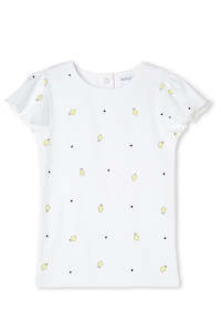 Milky Clothing - White Rib Tee (2 -7 years)