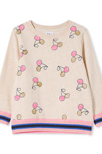 Milky Clothing - Cherry Tipping Sweat (2 - 7 years)