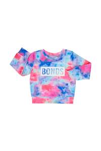 Bonds - Digi Sweats Pull Over - Rainbow Tie Dye