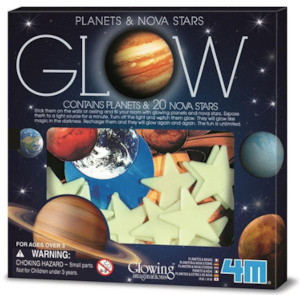 4M | Glow In The Dark Planets & 20 Nova Stars