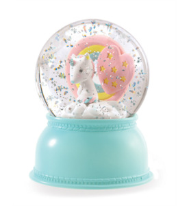 Djeco - Snow Globe Night Light - Unicorn