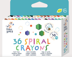 Haku Yoka | 36 Spiral Wax Crayons