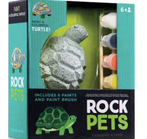 Craft Kits: Crocodile Creek | Rock Pets Turtle