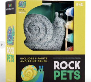 Craft Kits: Crocodile Creek | Rock Pets  Snail