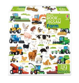 Books: Usborne | Book and Jigsaw Farm