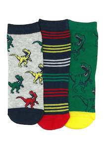 Hosiery: Columbine T-Rex 3PK Crew