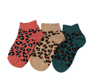 Socks: Columbine | Cotton Liner 3 Pk  Animal