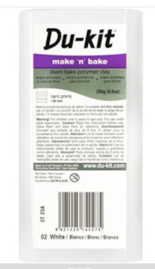 Du-Kit Polymer Clay - 250 g White