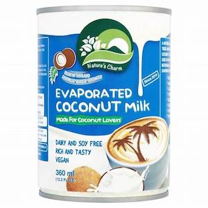 Specialised food: Nature's Charm Evaporated Coconut Milk