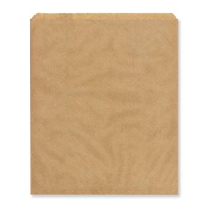 6 Flat Brown Kraft Paper Bag