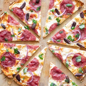 Gourmet Spicy Salami Pizza