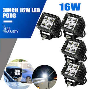 4 X Cree 3" LED work/spot light 4pcs LED 16W CM-5016