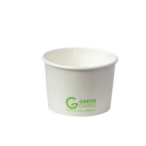 Takeaway Containers: Single Wall Soup Bowl PLA - 8oz