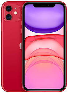 Internet only: Apple iPhone 11 64GB Red - New Case, Glass Screen Protector & Shipping (As New)