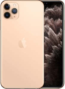 Internet only: Apple iPhone 11 Pro Max 64GB Gold (As New) With Case, Screen Protector & Shipping