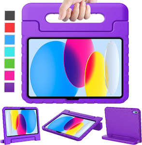 iPad 9.7 inch Shockproof Case w Handle & Stand (Purple) *Free Shipping*