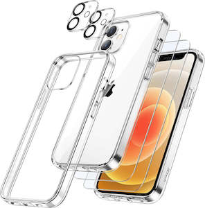 3 in 1 Combo - Case, Screen Protector & Camera Lens Protector for iPhone 12 *Free Shipping*