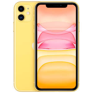 Internet only: Apple iPhone 11 64GB Yellow - New Battery, Case, Glass Screen Protector & Shipping (Exc)