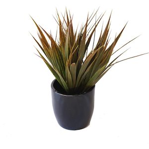 Grass Bush 30cm Complete With Fibreglass Pot