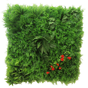 Plant, garden: Tropical Fern Mix Vertical Garden 1x1m Uv Stabilised