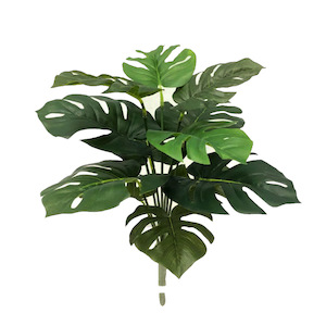 Plant, garden: Split Philo Bush Real Touch Leaves 40cm