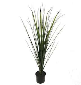 Two-Tone Grass Bush 90cm UV Stabilsed Potted