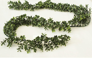 Plant, garden: Boxwood Garland Uv Stabilized 1.8m