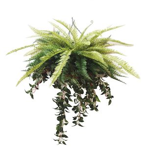 Deluxe Fern Mix Basket UV Stabilised