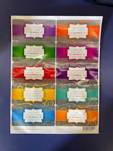 Essential Oil Blend labels - 10 labels