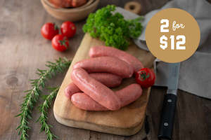 Meat processing: Twin Pack 500g Lamb Sausages (GF)