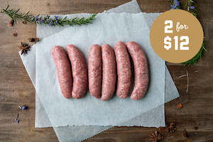 Twin Pack 450g Freedom Farms Pork Sausages