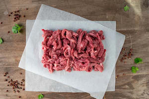 Meat processing: 500g Angus Beef Stirfry