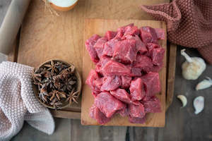 Meat processing: 500g Angus Diced Beef