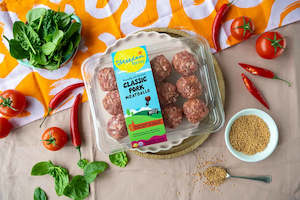 Meat processing: 400g Freedom Farms Classic Pork Meatballs