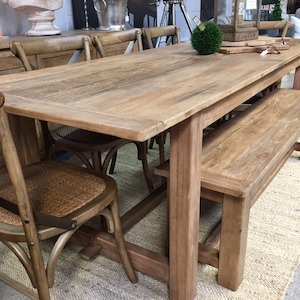 Loire Elm Dining Table - 2100