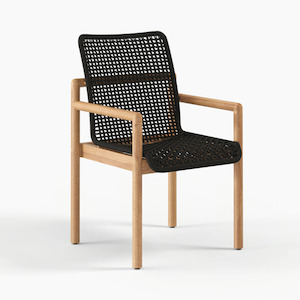 Furniture: Devon Opito Outdoor Carver Chair - Graphite