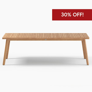 Devon Porter Teak Outdoor Dining Table - 2400