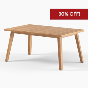 Devon Porter Teak Outdoor Dining Table - 1600