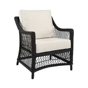 Furniture: Artwood Marbella Outdoor Armchair - Black