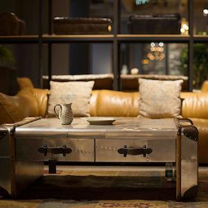 Jet Coffee Table - Aged Pewter Finish