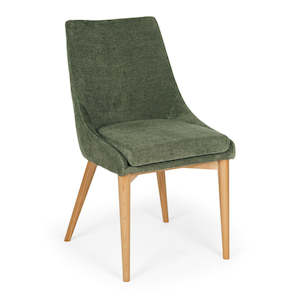 Furniture: Ellesta Dining Chair - Moss Green